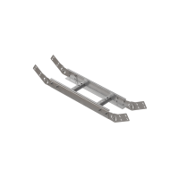 Вертикальный шарнирный угол 80х600х1,5 мм HD85 N КМ-профиль (LSHL80-600-1.5 HD85 N)