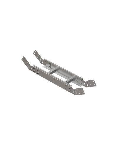 Вертикальный шарнирный угол 100х100х2,0 мм HD N КМ-профиль (LSHL100-100-2.0 HD N) в Березниках Аксессуары для лотков Pintop.ru