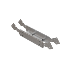 Вертикальный шарнирный угол 150х400х2,0 мм HD85 N КМ-профиль (LSHL150-400-2.0 HD85 N)