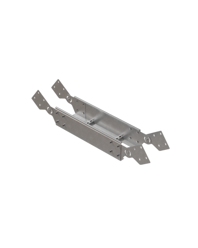 Вертикальный шарнирный угол 150х150х1,5 мм HD85 N КМ-профиль (LSHL150-150-1.5 HD85 N) в Березниках Аксессуары для лотков Pintop.ru