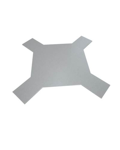 Крышка лестничного Х-разветвителя 800 мм КМ-профиль (KLXD800) в Березниках Аксессуары для лотков Pintop.ru