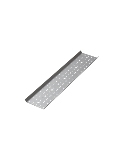 Дно лестничного лотка перфорированное 400х1,0 L3000 мм КМ-Профиль (DLLP400-1.0-3000) в Березниках Кабельные лотки Pintop.ru