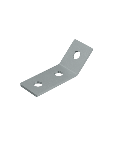 Уголок 45 гр. (3 отверстия) HD85 КМ-профиль (USG45-3 HD85) в Березниках Аксессуары для лотков Pintop.ru