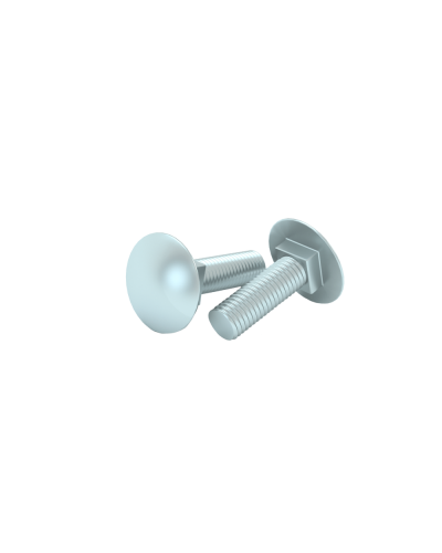 Болт с полукруглой головкой и квадратным подголовком М8х70 мм DIN 603 (упак. 30 шт) КМ-Профиль (BTG8-70) в Березниках Крепеж Pintop.ru