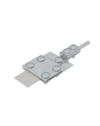 Универсальный контрольный соединитель полоса до 30 мм пруток Ø 5-8 мм HD КМ-Профиль (UKS-B30-D5-8 HD) в Березниках Аксессуары для лотков Pintop.ru