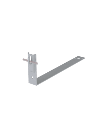 Черепичный держатель зажимной на обрешётку для прутка Ø 5-8 мм L430 мм H100 мм HD КМ-Профиль (CDZO-L430-D5-8 HD) в Березниках Держатели, клипсы, скобы Pintop.ru