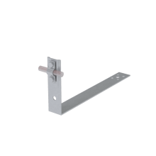 Черепичный держатель болтовой на обрешётку для прутка Ø 5-10 мм L380 мм H100 мм TD КМ-профиль (CDBO-L380-D5-10 TD)