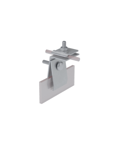 Фальцевый держатель H70 мм для прутка Ø 5-10 мм КМ-Профиль (FD-H70-D5-10) в Березниках Монтажные материалы Pintop.ru