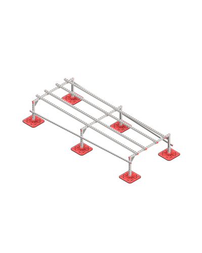 Опорная конструкция для установки оборудования TECHNORAPTOR FOOT 1200х3000 тип 2 КМ-профиль (KM-TR-F-SSEI-1200-3000-2) в Березниках Системы видеонаблюдения Pintop.ru