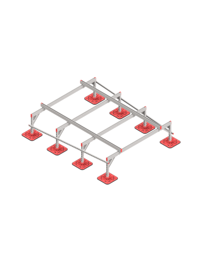 Опорная конструкция для установки оборудования TECHNORAPTOR FOOT 2000х2500 КМ-профиль (KM-TR-F-SSEI-2000-2500) в Березниках Системы видеонаблюдения Pintop.ru
