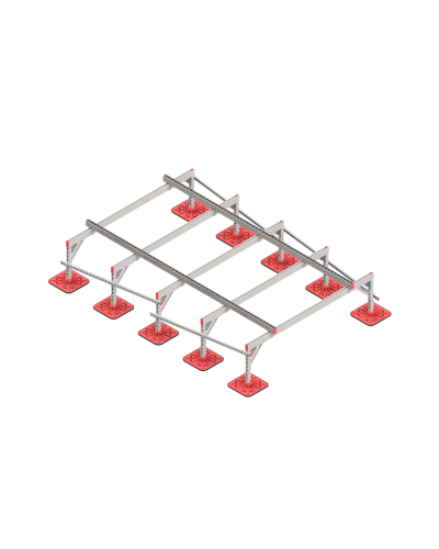 Опорная конструкция для установки оборудования TECHNORAPTOR FOOT 2000х3000 тип 2 HD КМ-профиль (KM-TR-F-SSEI-2000-3000-2 HD) в Березниках Системы видеонаблюдения Pintop.ru
