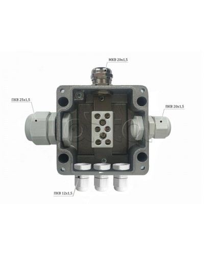 Металлическая коробка соединительная Магнито-контакт МКС 2ВК «МОРОЗ» с датчиком вскрытия корпуса (тампером), IP66/IP68 в Березниках Распределительные коробки Pintop.ru