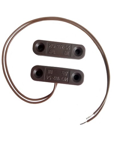 Извещатель охранный точечный магнитоконтактный Магнито-контакт ИО 102-54 (корпус ABS пластик) (Коричневый) в Березниках Извещатели охранные Pintop.ru