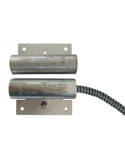 Извещатели охранные точечные магнитоконтактные взрывозащищённые Ех ИО102 Al исп.300 с магнитом М-50 маркировка 1Ex db IIC T6...Т5 Gb Магнито-Контакт в Березниках Извещатели охранные (Ex) Pintop.ru