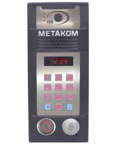 Многоабонентый антивандальный блок вызова со встроенной гибридной видеокамерой Метаком MК2018-RFMFСVH в Березниках Блоки вызова многоабонентные Pintop.ru