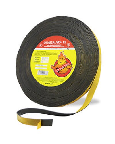 Лента термоуплотнительная Огнеза ОГНЕЗА-ЛТУ 2*15 мм., рулон 25 пог.м. в Березниках Дополнительное оборудование пожаротушения Pintop.ru