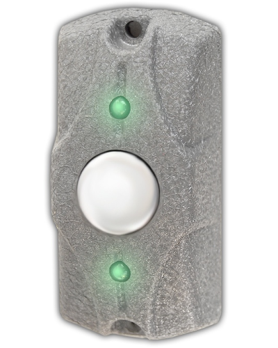 Олевс ЦИКЛОП Кнопка выхода серая кожа в Березниках Электромагнитные замки Pintop.ru