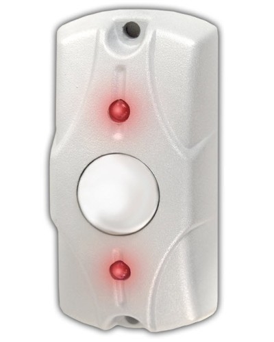 Олевс ЦИКЛОП Кнопка выхода серебристый металлик в Березниках Электромагнитные замки Pintop.ru