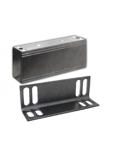 Замок электромагнитный Олевс М1-150 с уголком серебряный антик в Березниках Электромагнитные замки Pintop.ru