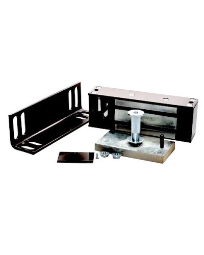 Замок электромагнитный Олевс М2-500 с уголком черный в Березниках Электромагнитные замки Pintop.ru