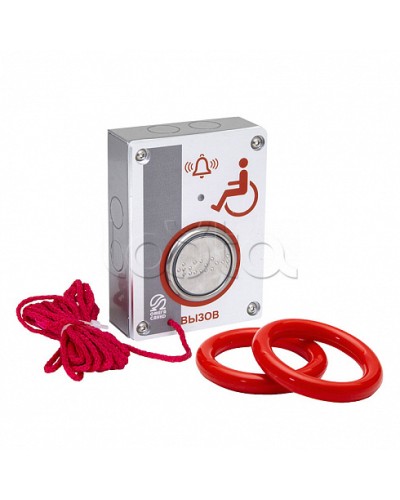 Кнопка ВЫЗОВ Омега Саунд AL-RB (исп.М4) в Березниках Системы оповещения и управления эвакуацией Pintop.ru