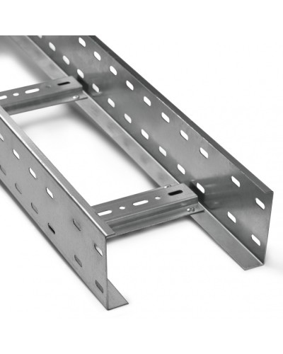 Лоток лестничный PTK-Line ЛМЛО 600x100 (1,2 мм) (3м) ПожТехКабель (650-024) в Березниках Кабельные лотки Pintop.ru