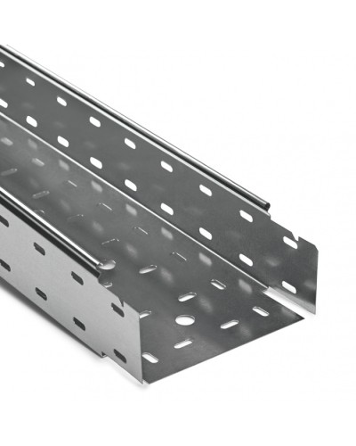 Лоток перфорированный PTK-Line ЛМПО 300x100 (0,7) 3м ПожТехКабель (537-024) в Березниках Кабельные лотки Pintop.ru