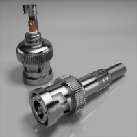 Разъем штекер BNC под винт с пружиной в металлическом корпусе ПожТехКабель PTK-Accessories