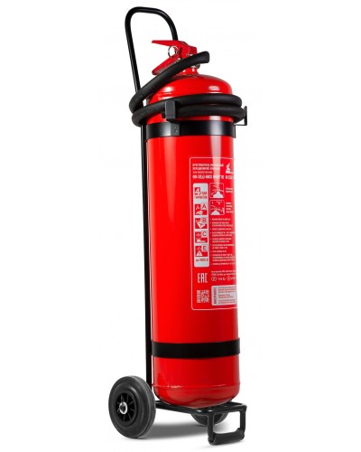 Огнетушитель порошковый ПОЖТЕХНИКА ОП-12(з)МИГ (6А, 233В, С, Е) передвижной в Березниках Огнетушители Pintop.ru