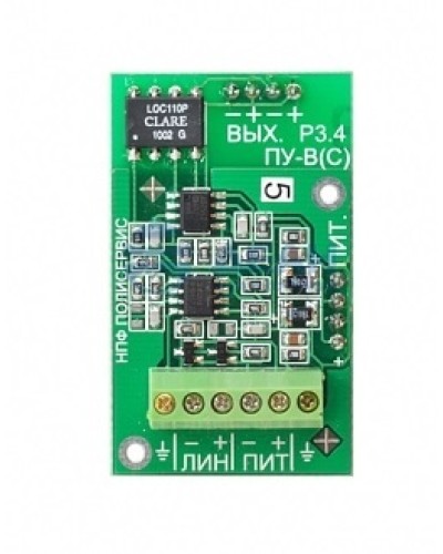 Модуль Полисервис Модуль ПУ-В(для датчиков ВД-2) в Березниках Дополнительное оборудование для ОПС Pintop.ru