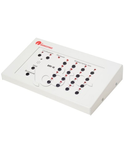 Пульт управления выносной Полисервис ВПУ-16 в Березниках Система оповещения Октава Полисервис Pintop.ru