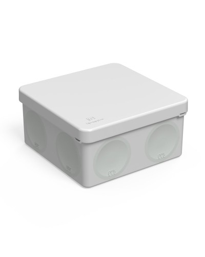 Коробка распред. 60-0300м двухкомп. безгалогенная (HF) 100х100х50 (8шт/уп) Промрукав (60-0300м) в Березниках Распределительные коробки Pintop.ru