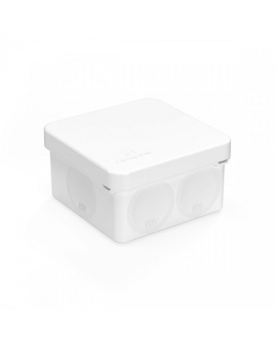 Коробка распред. для прям. монтажа двухкомп. безгал. (HF) белая 70х70х40 (150шт/кор) Промрукав (60-0200-9003) в Березниках Распределительные коробки Pintop.ru