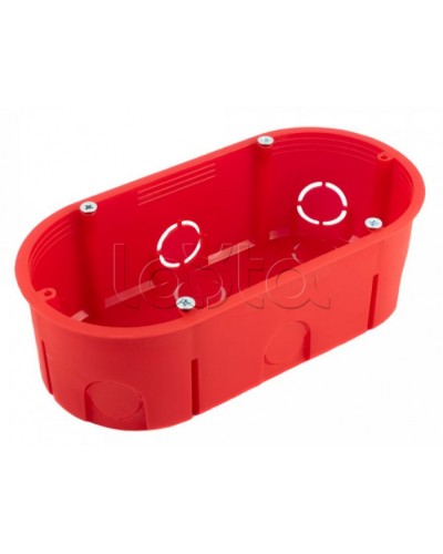 Коробка установочная двухместная безгалогенная (HF) 140х68х46 (94шт/кор) Промрукав (80-0540С) в Березниках Распределительные коробки Pintop.ru