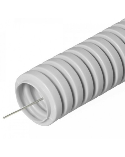 Труба гофрированная ПВХ тяжелая 750 Н серая с/з д32 (25м/1375м уп/пал) Промрукав (PR.0132412) в Березниках Труба гофрированная Pintop.ru
