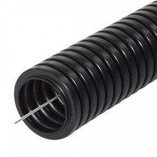 Труба гофрированная ПА стойкая к ультрафиолету (УФ) черная с/з д63 (15м/уп) Промрукав (PR02.0210)