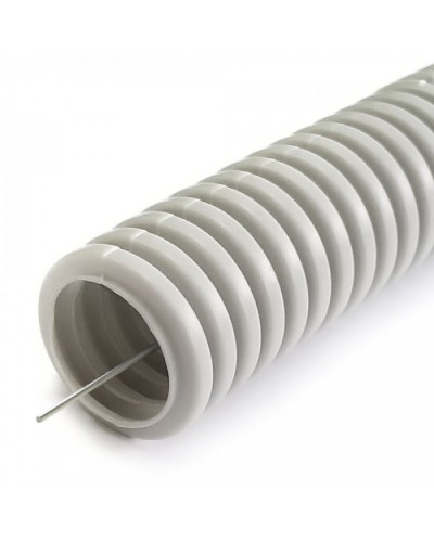 Труба гофрированная ПНД лёгкая 350 Н безгалогенная (HF) серая с/з d20 мм (10м) Промрукав (PR02.0452) в Березниках Труба гофрированная Pintop.ru