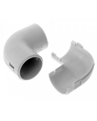 Соединитель угловой разборный д25 (5шт/300шт уп/кор) Промрукав (PR.07525м) в Березниках Повороты, муфты, тройники Pintop.ru