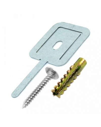 Комплекты для крепления ОКЛ с использованием самореза, дюбеля и хомута FR ПР-40 (100 шт) Промрукав PR08.5201 в Березниках Огнестойкие кабельные линии Pintop.ru