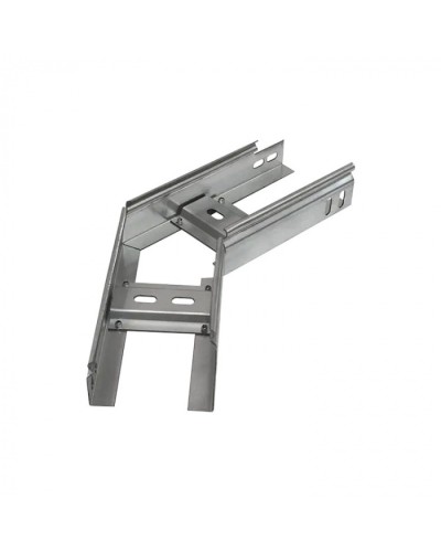 Угол горизонтальный 45 градусов лестничный 400х150 (1,5 мм) Промрукав (PR08.5473) в Березниках Аксессуары для лотков Pintop.ru