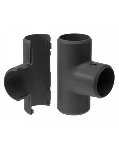 Тройник разборный черный д25 (30шт/300шт уп/кор) Промрукав (PR13.0197) в Березниках Повороты, муфты, тройники Pintop.ru