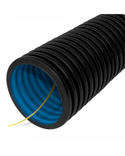 Труба гофрированная двустенная ПНД гибкая тип 450 (SN9) с/з черная д125 (50м/уп) Промрукав (PR15.0145) в Березниках Труба гофрированная Pintop.ru