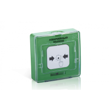 Устройство дистанционного пуска адресное Рубеж УДП 513-11-R3 "ЭВАКУАЦИЯ", цвет зеленый