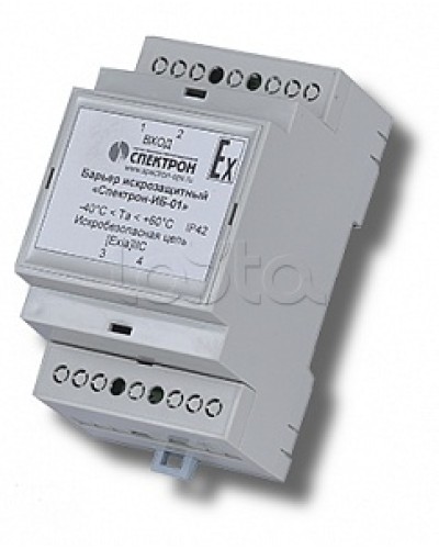 Барьер искрозащиты для цепей питания Спектрон-ИБ-01 в Березниках Устройства защиты операционных процессоров (ОПС) Pintop.ru