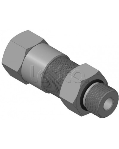 Кабельный ввод с резьбой G1/2 мм для прокладки кабеля в металлорукаве РЗ-ЦП-10, с уплотнением кабеля и проходным диаметром кабеля d=4-8 мм Спектрон КВМ-10/8-М-G1/2 в Березниках Аксессуары для кабель-канала Pintop.ru