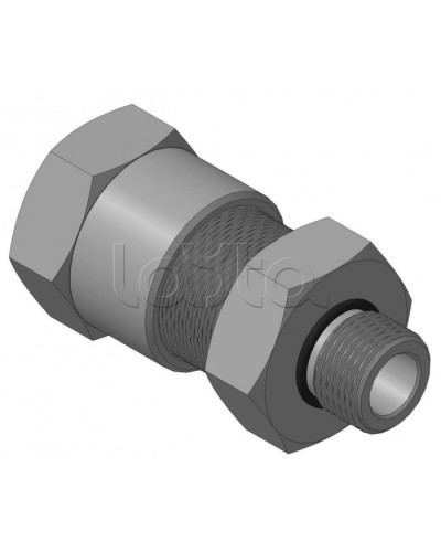 Кабельный ввод с резьбой G1/2 мм для прокладки кабеля в металлорукаве РЗ-ЦП-20, с уплотнением кабеля и проходным диаметром кабеля d=8-12 мм Спектрон КВМ-20/12-Н-G1/2 в Березниках Аксессуары для кабель-канала Pintop.ru