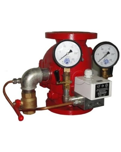 Узел управления спринклерный водозаполненный Спецавтоматика УУ-С150/1,6 В-ВФ.04 Прямоточный-150 исп. 01 в Березниках Устройства пуска водяного пожаротушения Pintop.ru