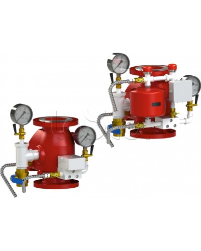 Узел управления спринклерный водозаполенный Спецавтоматика УУ-С80/1,6В-ВФ.О4- Шалтан в Березниках Устройства пуска водяного пожаротушения Pintop.ru