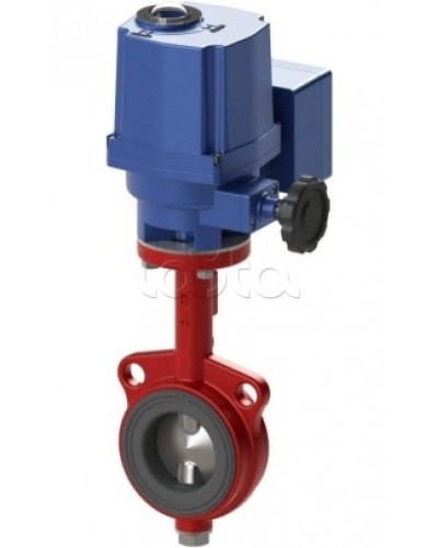 Затвор дисковый с электроприводом Спецавтоматика Затвор дисковый с электроприводом Зт 100/1,6(Э220М)-Ф.УЗ.1-АН-100 в Березниках Устройства пуска водяного пожаротушения Pintop.ru