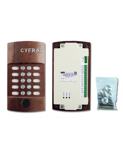 Блок вызова видеодомофона на 10 абонентов Цифрал M-10M/PVC в Березниках Блоки вызова многоабонентные Pintop.ru